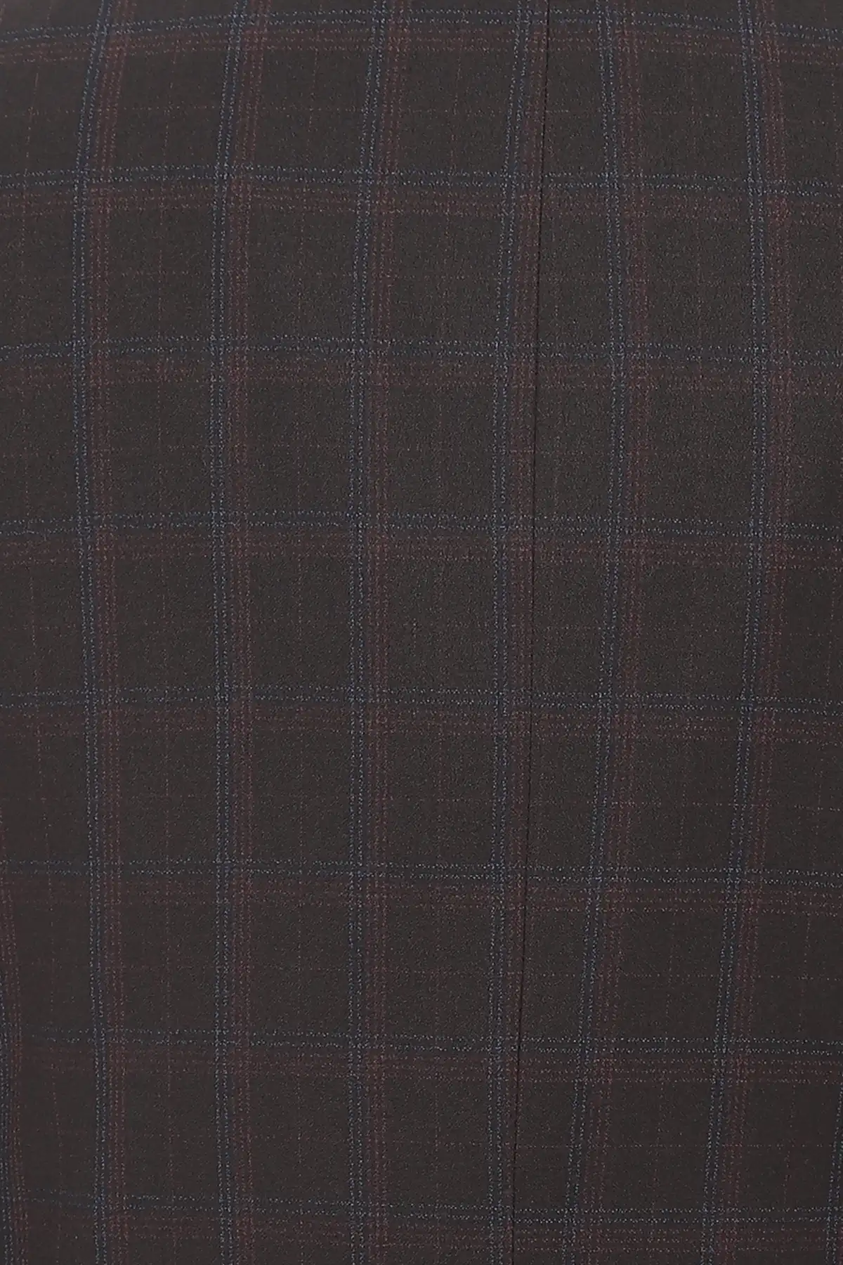 Black Square Patterned Fabric Three Piece Suit